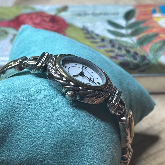 Brighton Nantucket Silver & Gold Watch AS IS - Picture 5 of 11